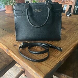 Kate Spade Black Leather Handbag